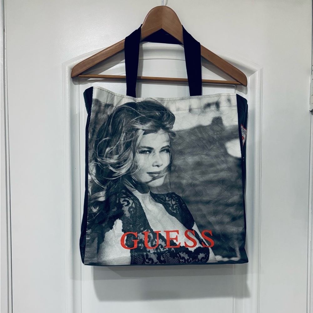 GUESS | Claudia Schiffer 90s Campaign Shopping Tote